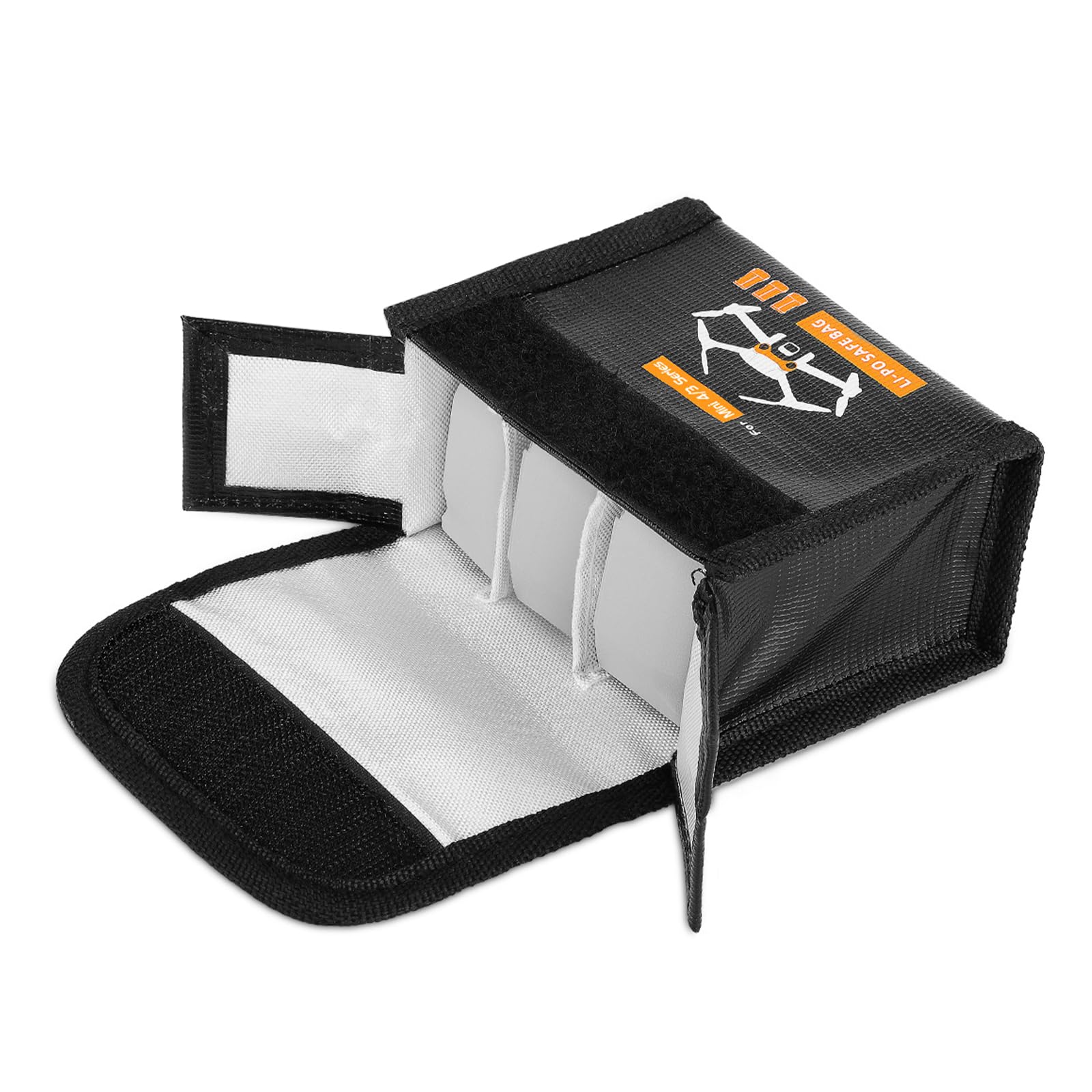 Mini 4 Pro/Mini 3 Pro Lipo - Bolsa segura para batería, protección ignífuga para DJI Mini 3/Mini 4 Pro/Mini 3 Pro (para 3 baterías, 1 unidad)