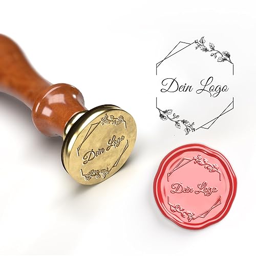 Miniatura 1 de Sello de cera personalizado con inicial de boda, logotipo personalizado, sello de cera, invitación de nombre, kit de sello de cera opcional
