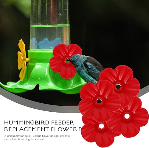 Miniatura 8 de DOITOOL 25 piezas de repuesto para comedero de colibríes, piezas de repuesto para comedero de pájaros, puertos de alimentación, piezas de repuesto