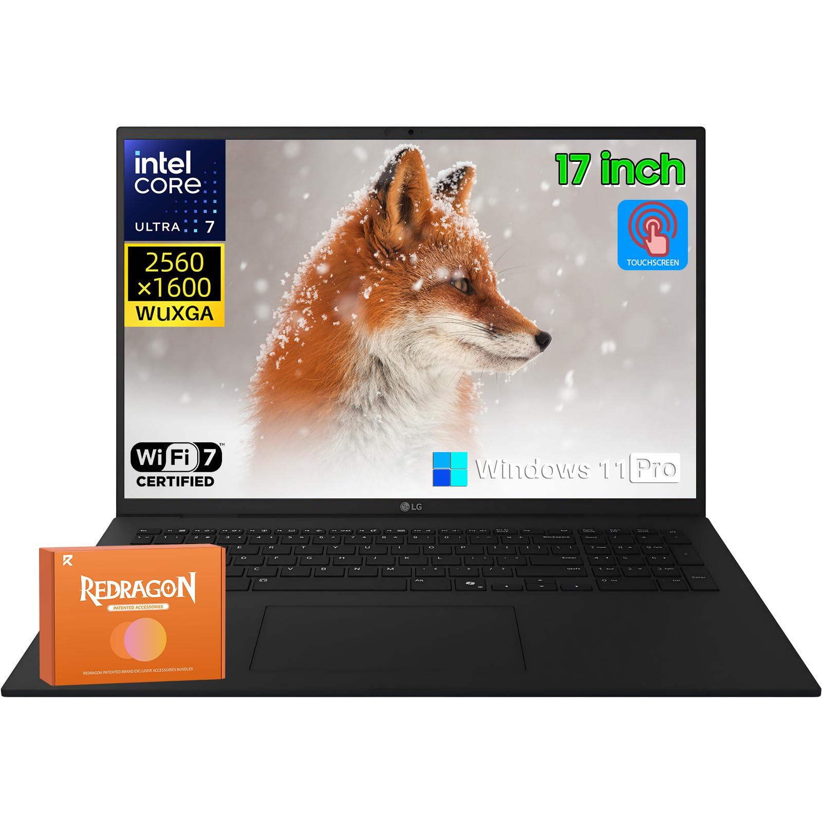 gram (2022) 15Z90Q Ultra Lightweight Laptop, 15" (1920 x 1200) IPS Display, Intel Evo 12th Gen i7 1260P Processor, 32GB LPDDR5, 1TB NVMe SSD, FHD Webcam, WiFi 6E, Thunderbolt 4, Windows 11, Black