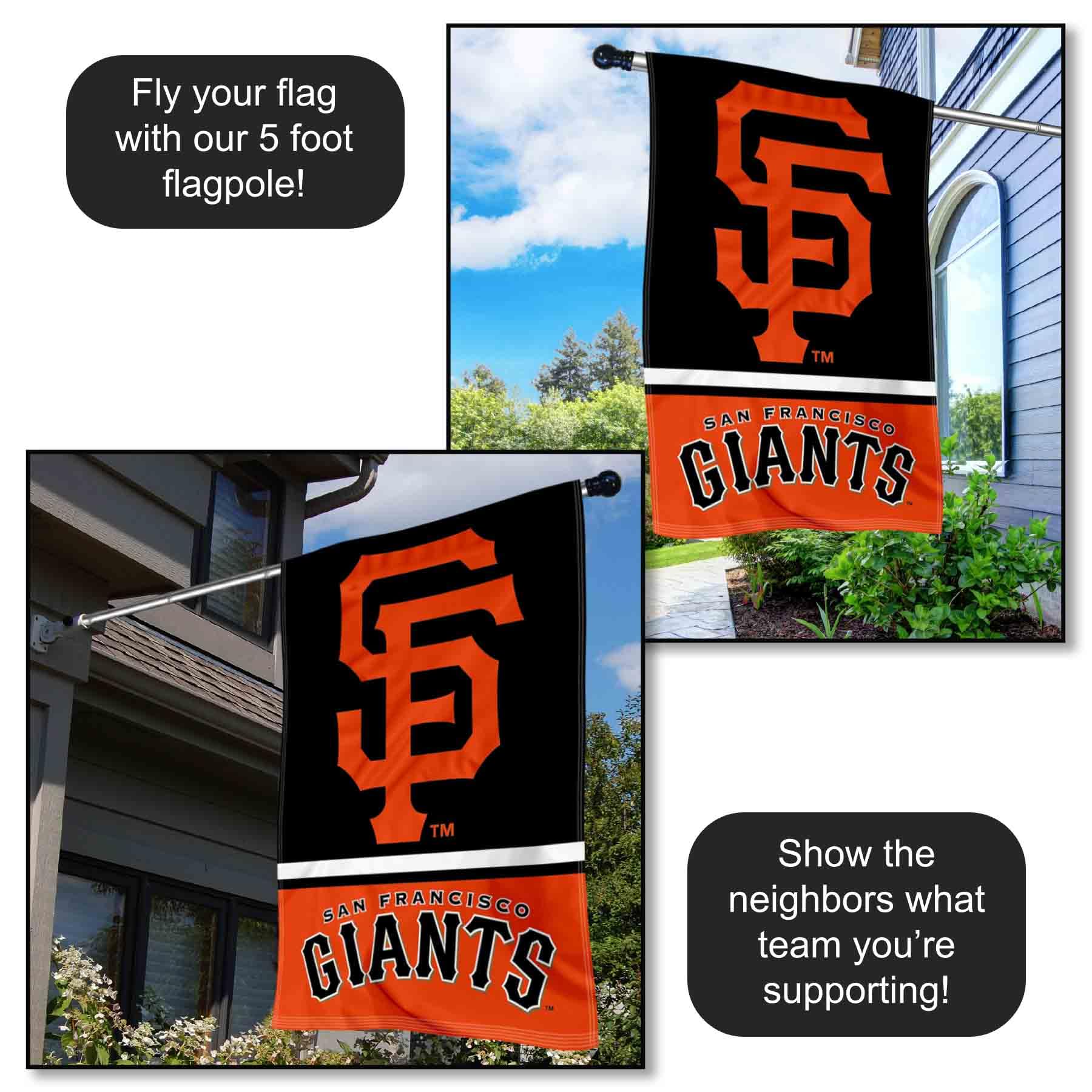 Bandiera Da Casa Wincraft San Francisco Giants: Doppia Faccia 71x101 Cm - 5