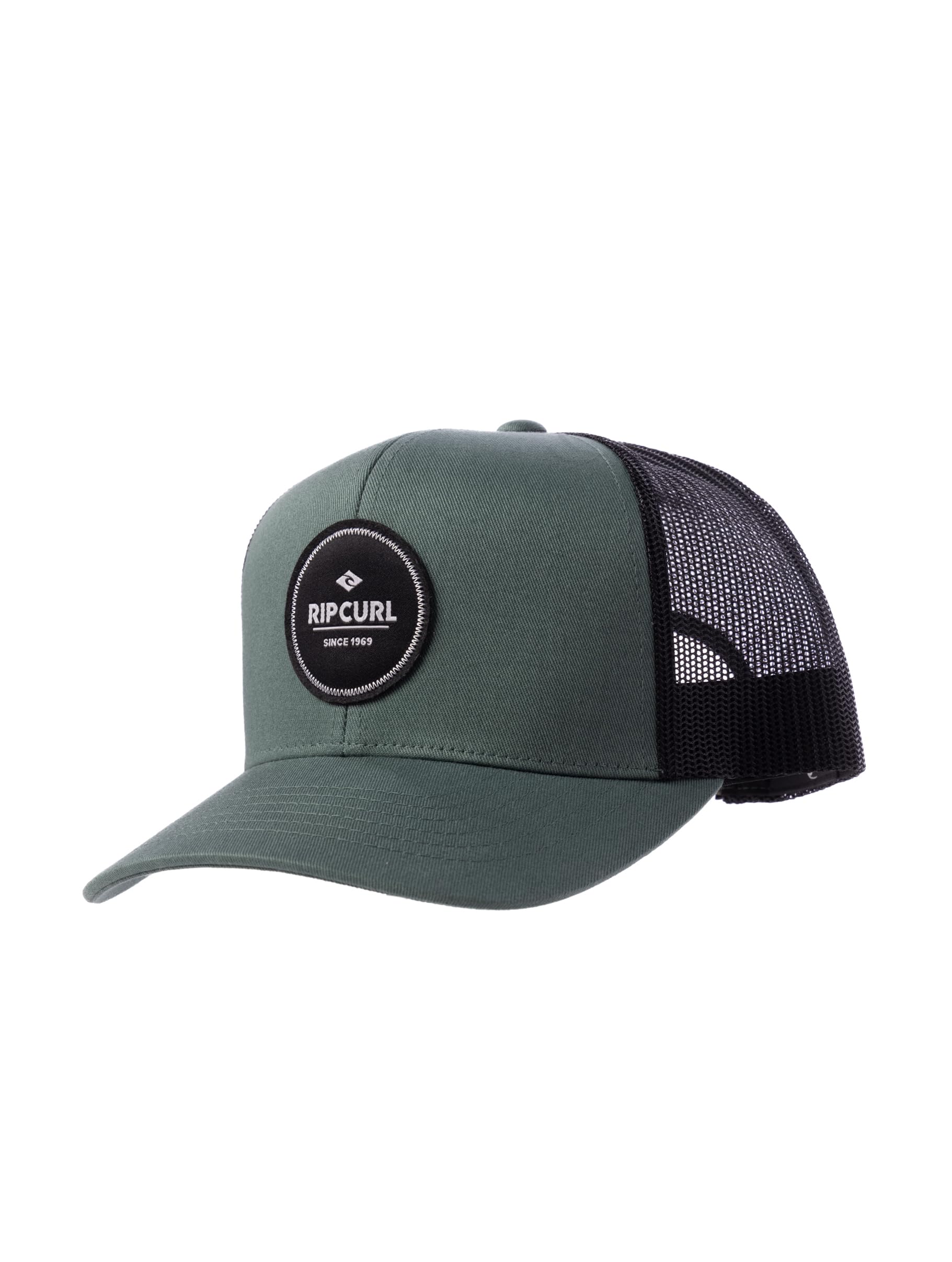Rip Curl Curve Peak, Structured Trucker Hat, Mesh Snapback Baseball Cap for Men, Adjustable - Chapeau - Homme