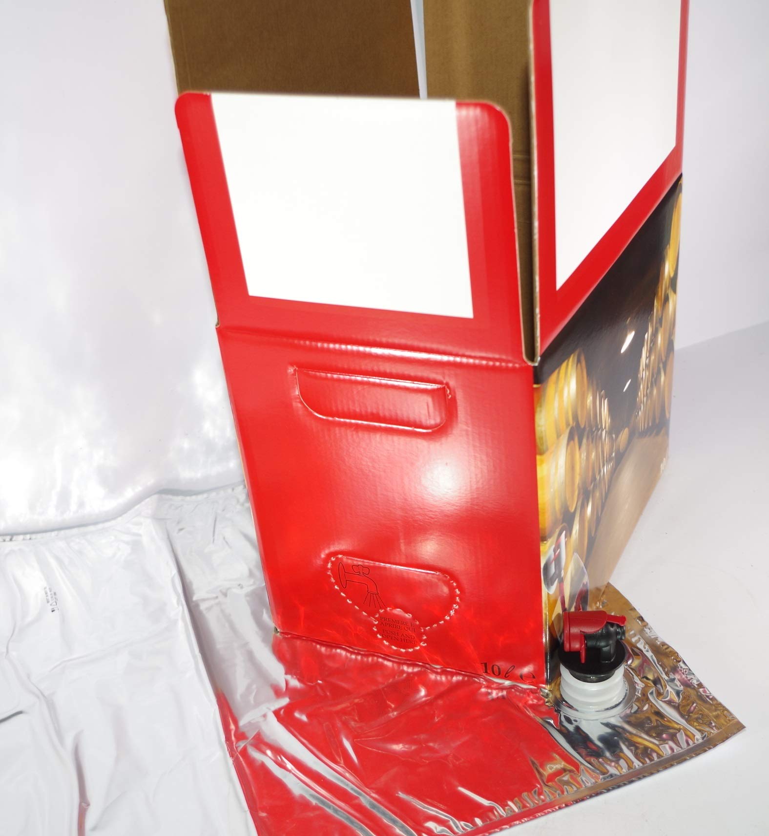 Sacca In Alluminio Zambonin Per Vino E Olio - Bag In Box Con Rubinetto, 10 LT, Riciclabile, Ideale Per Mesticazione - Foto 10