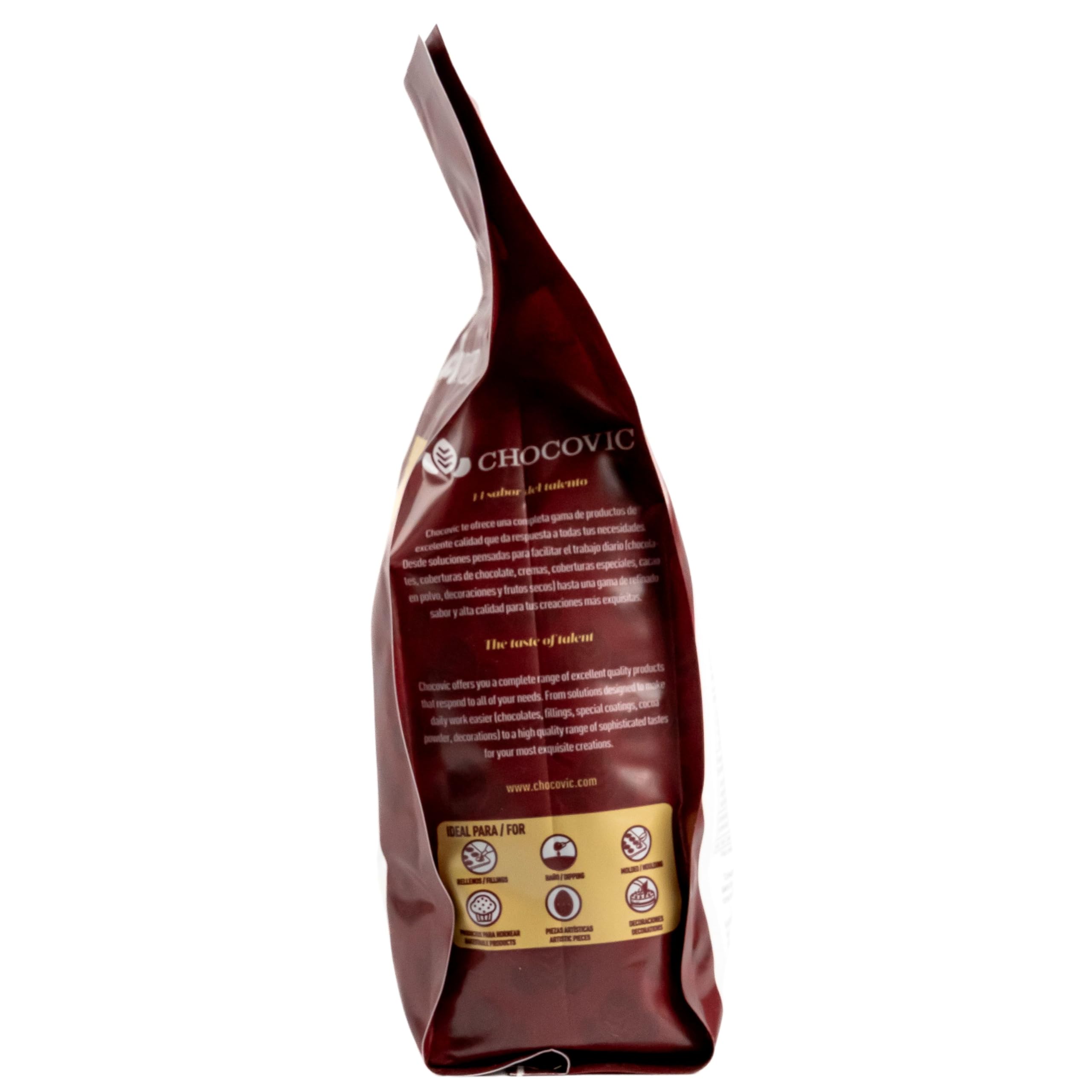 Dunkle Schokolade 59,7% Kakao Kuvertüre 1,5 kg Schokoladen-Drops zum Backen & Schmelzen