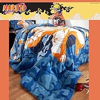 Vista 7 de Naruto Anime - Juego de ropa de cama para niños, súper suave y acogedor, juego de edredón reversible de microfibra de 2 piezas y funda de almohada