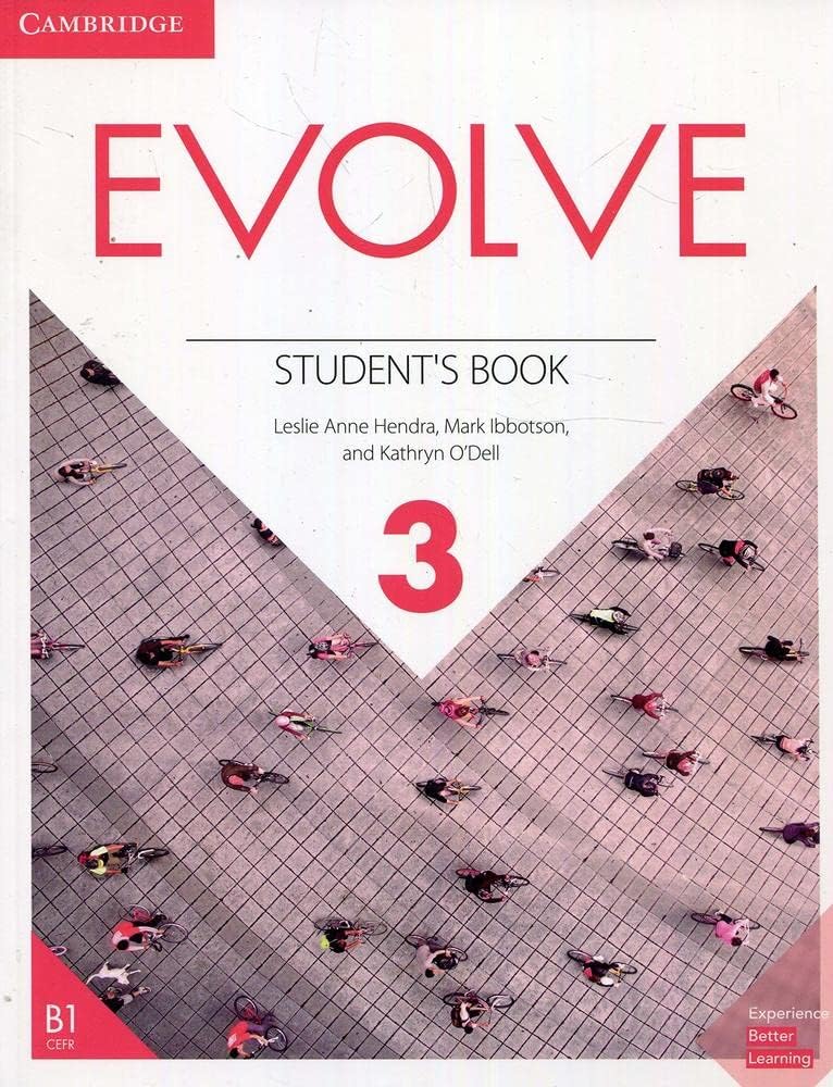 Cambridge University Press Evolve Level 3 Student's Book