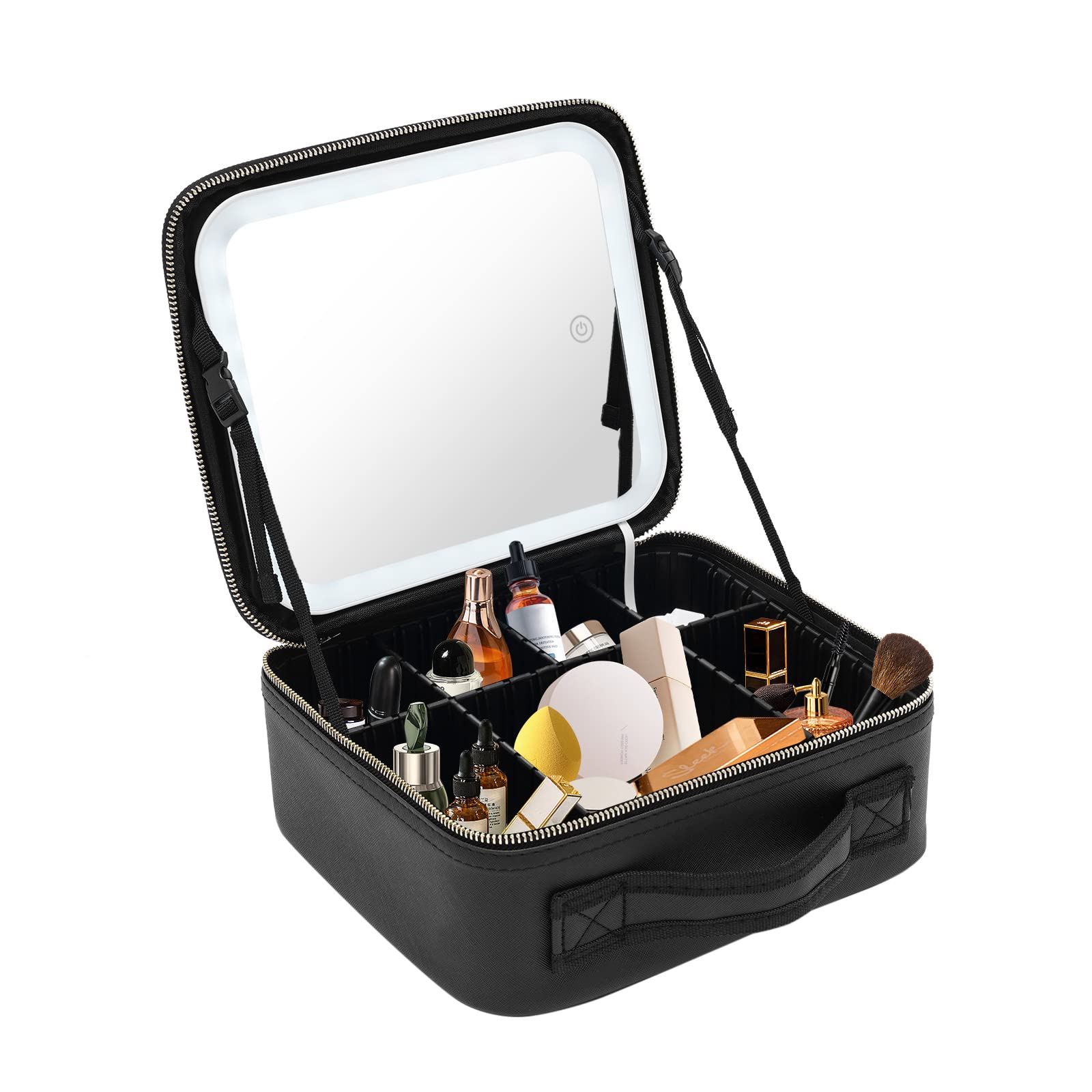 Zuckerschädel Kosmetiktasche | 23x17x16cm Mit Fächern | Mehrere Farben & Designs