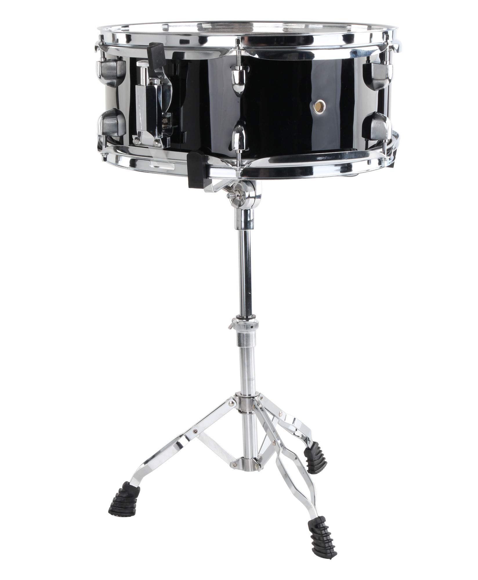 XDrum Semi 22" Standard Schlagzeug Midnight Black - 22" BD, 12" TT, 13" TT, 16" FT, 14" SD - inkl. Schule - Schwarz