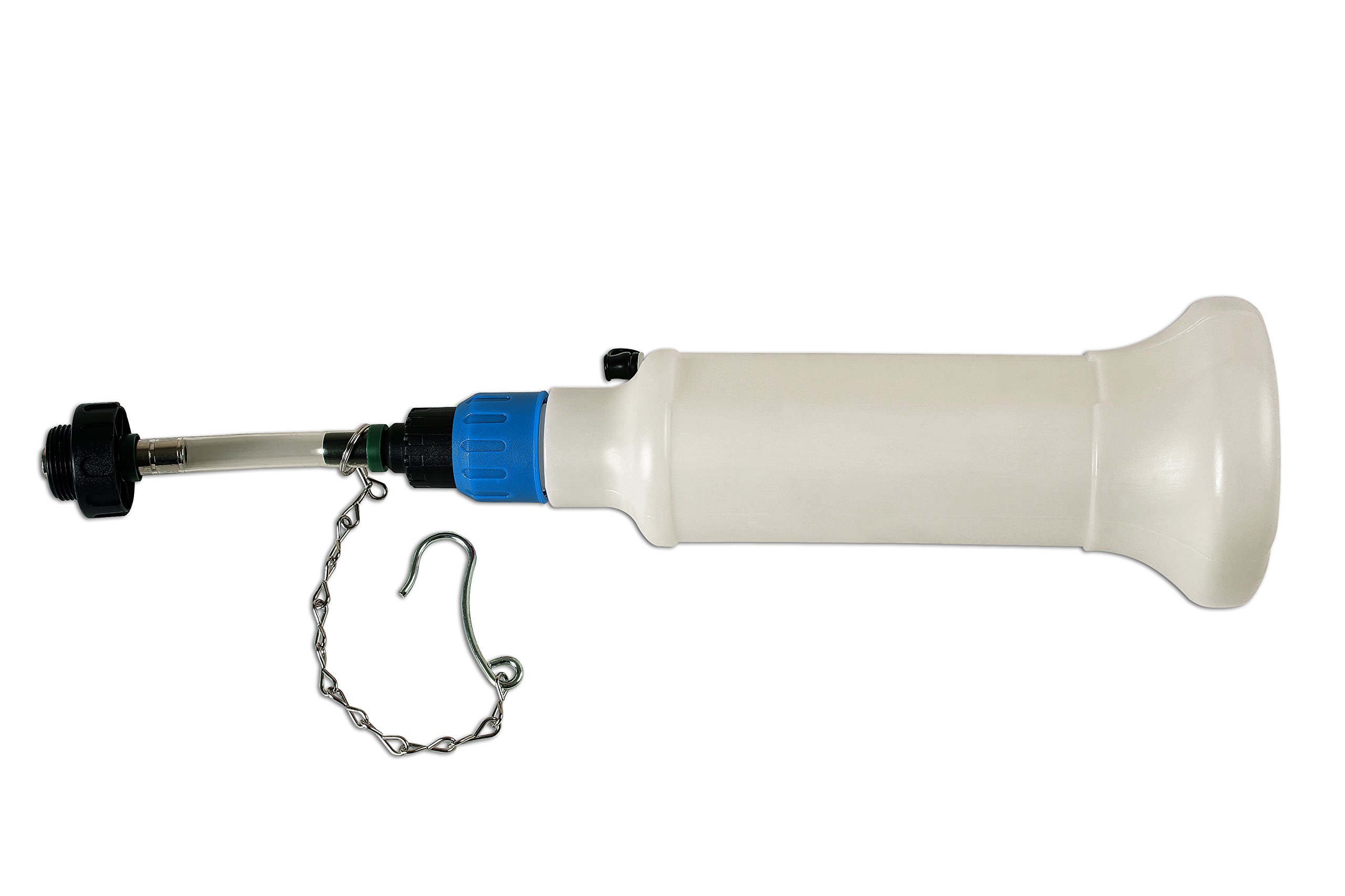 LASER 6320 Oil Filter Drain Tool 1L Nylon Hose With Shut-Off Valve Garage Tool