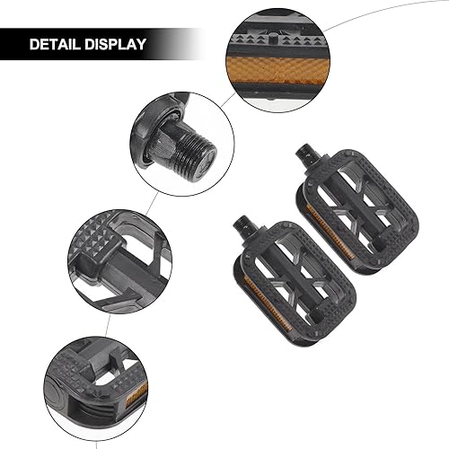 Miniatura 7 de BESPORTBLE 1 par de accesorios de bicicleta Accesorios de bicicleta Pedales antideslizantes Pedales de ciclo Pedales de bicicleta para ciclismo