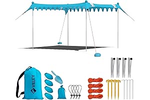 VILLEY Beach Tent Sun Shelter: Ultimate Beach Canopy