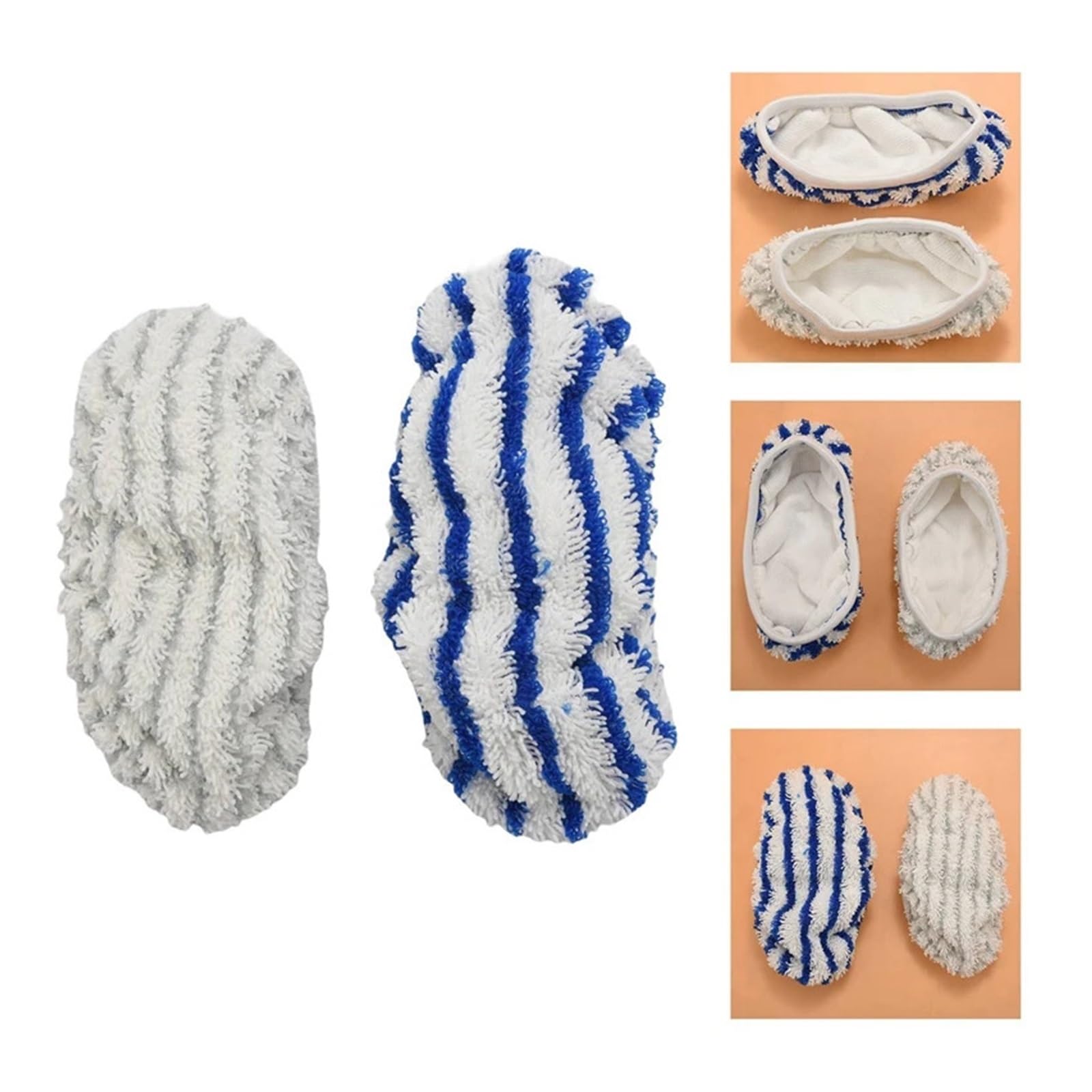 6 panni in microfibra di ricambio, compatibili con Rowenta Clean&Steam, accessorio for aspirapolvere ZR005801, lavabili e riutilizzabili
