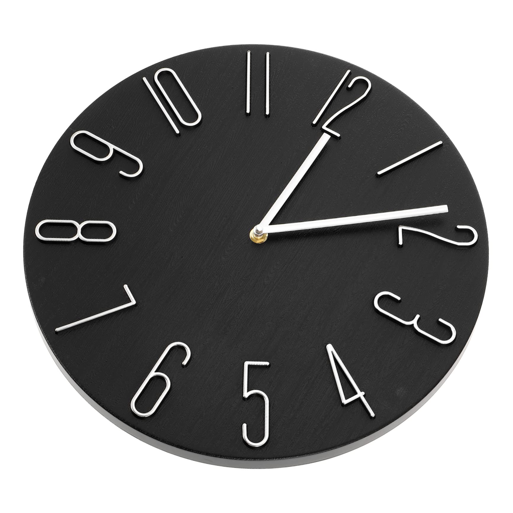 Horloge murale silencieuse Alipis au design moderne facile à installer