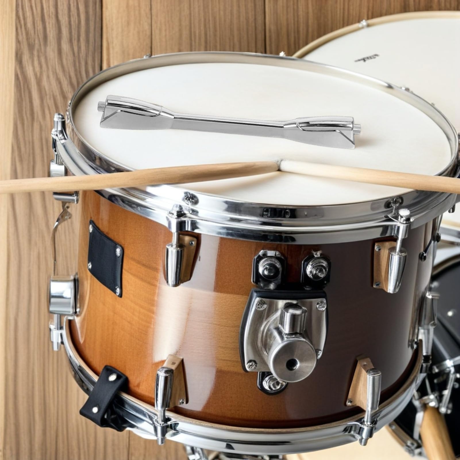 Stück Langer Trommel Tom Drum 2 Metall Snare Haken