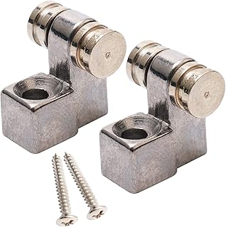 Unxuey Roller Guitar String Tree Guides Retainers with Mounting Screws Guitar Accessories for Fender Strat Stratocaster Tele Telecaster Electric Guitar Pack of 2