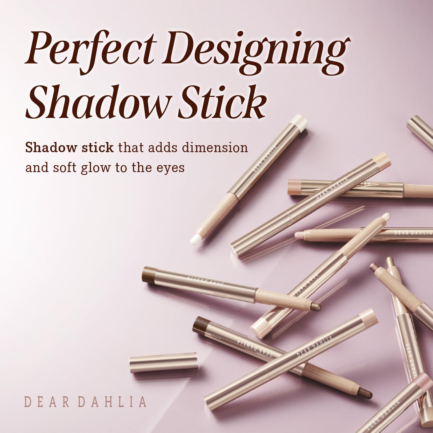 DEARDAHLIA Perfect Designing Shadow Stick (Bronze Gold) - Weightless Eyeshadow Stick with Smooth & Blendable Texture, High Pigment, Long-Lasting. Vegan Korean Eye Makeup - Image 2