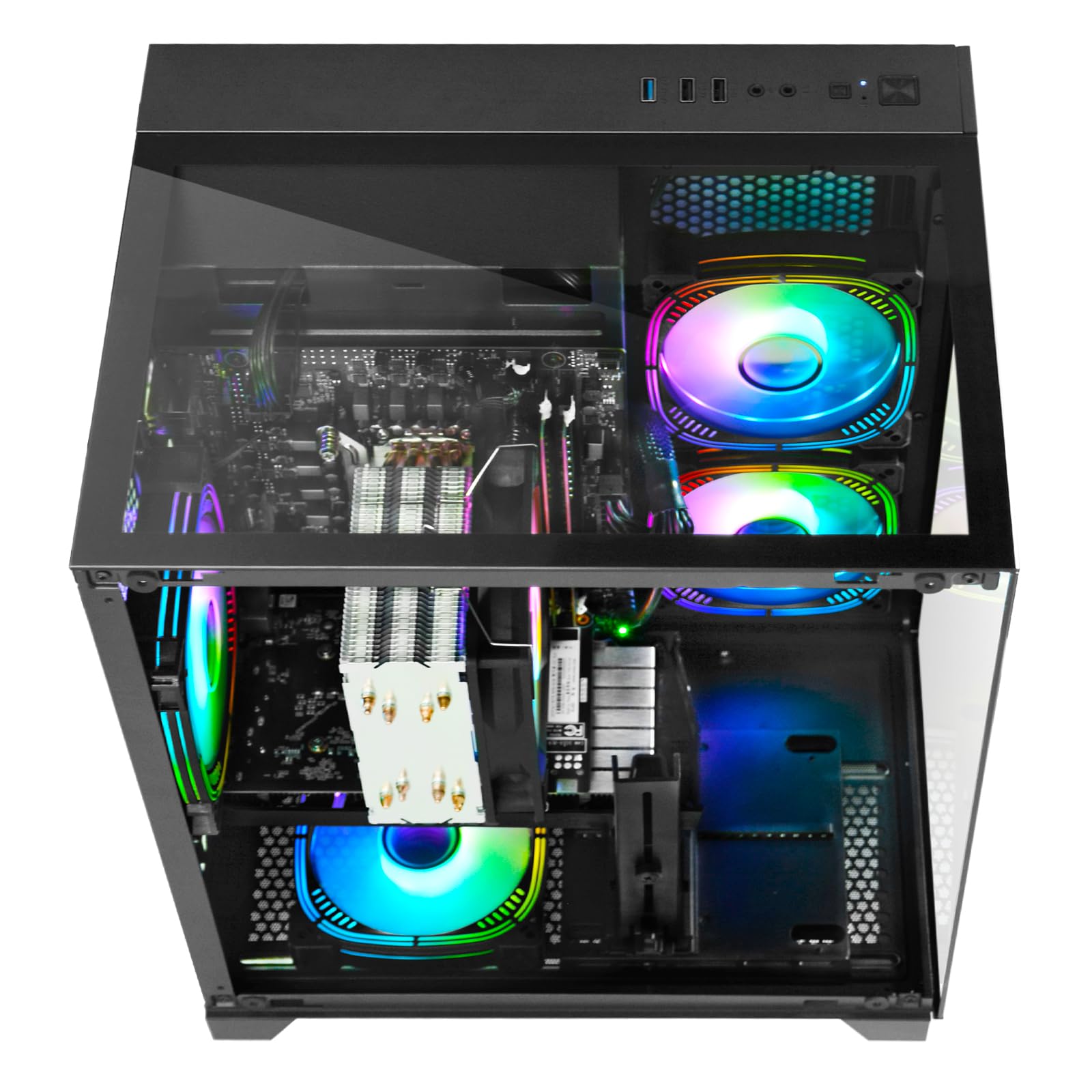 LXZ Gaming PC Desktop - Ryzen 5 5500 | GeForce RTX 3050 6GB | 16GB