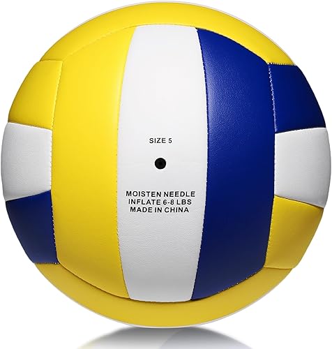 Miniatura 4 de Balón de voleibol suave, piel sintética duradera, impermeable, para interiores y exteriores, voleibol suave para juegos de playa, entrenamiento de