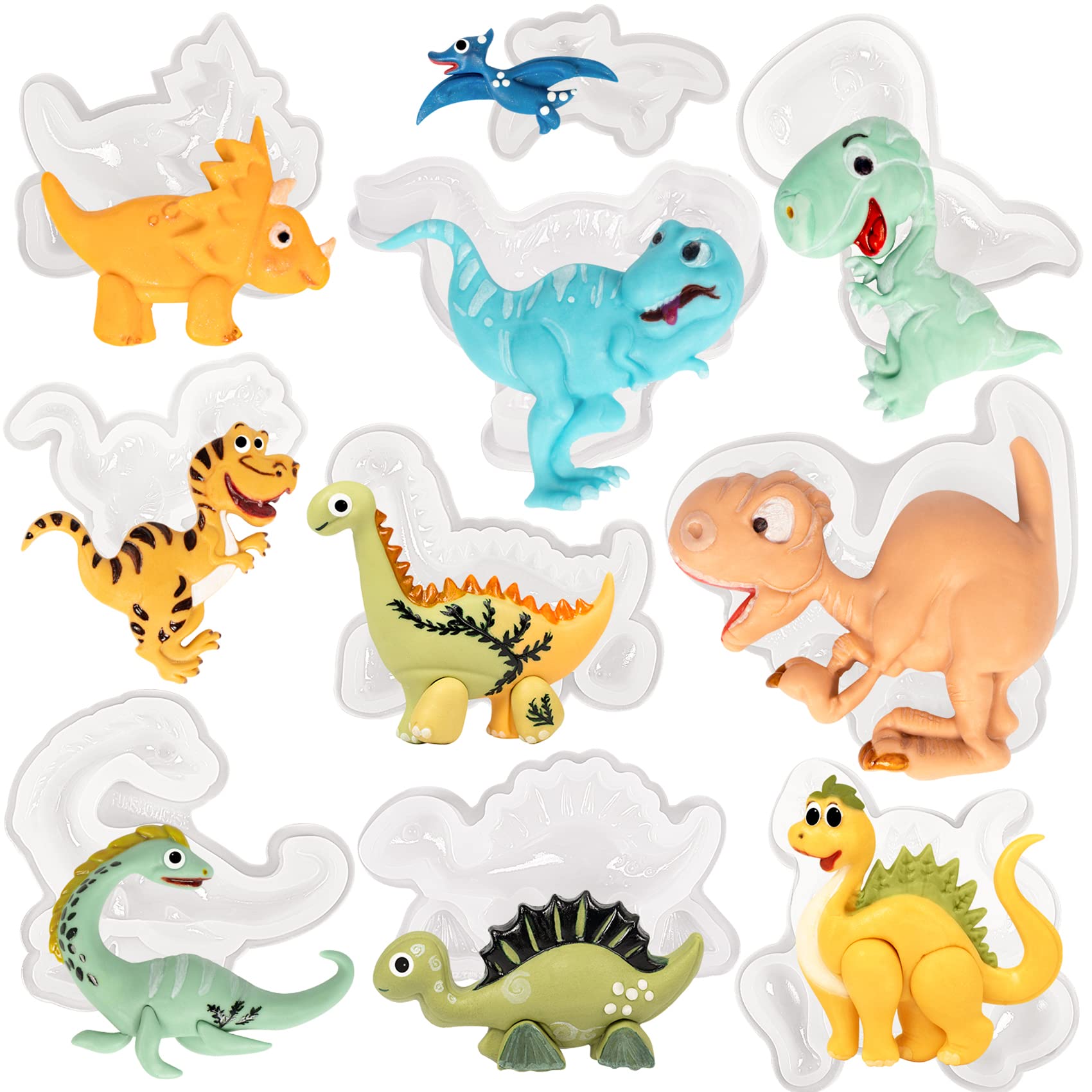 Moule en silicone dinosaure pour démouler vos bonbons et chocolats sans casse