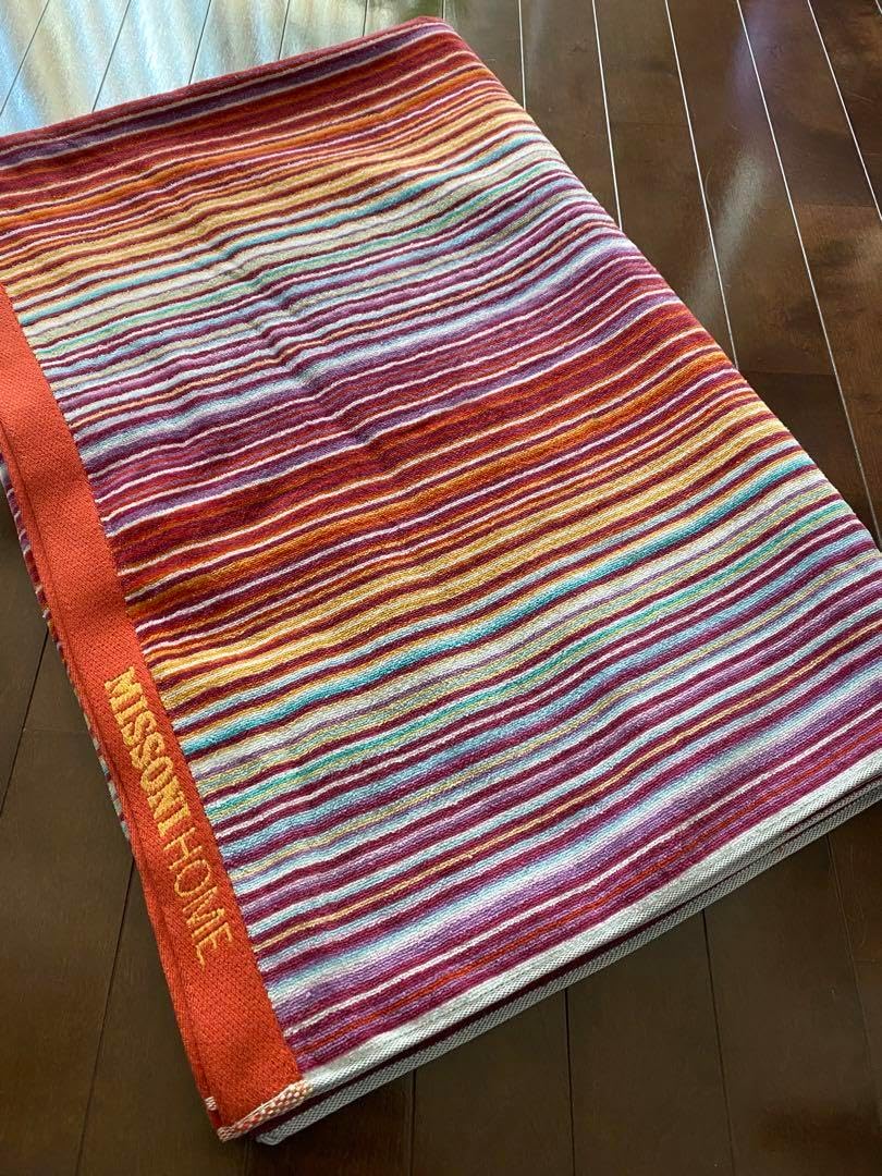 MISSONI タオルケット 140x190cm 新品