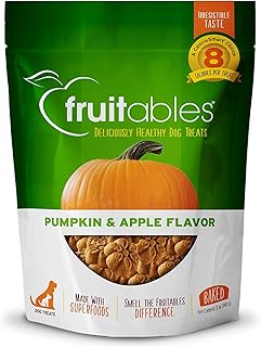 Fruitables Pumpkin & Apple Crunchy Dog Treats 1-7 oz Pouch product image