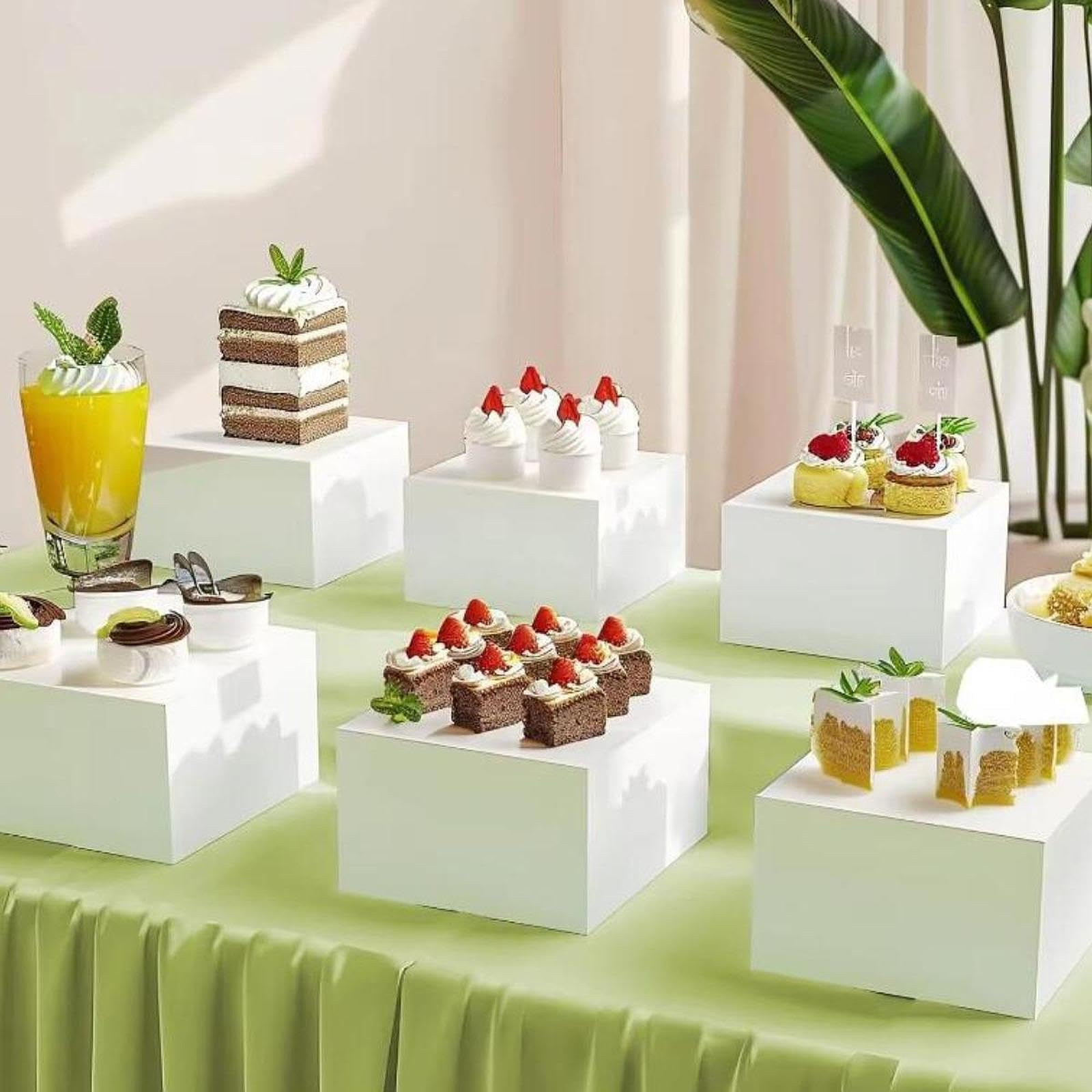 Enakshi (LABEL) Creations 5X Buffet Riser Food Risers for Buffet Table for Food Cupcake Small FigurineHome & Garden|Kitchen, Dining & Bar|Baking Accs. & Cake Decorating|Presentation & Packaging|Cake 1