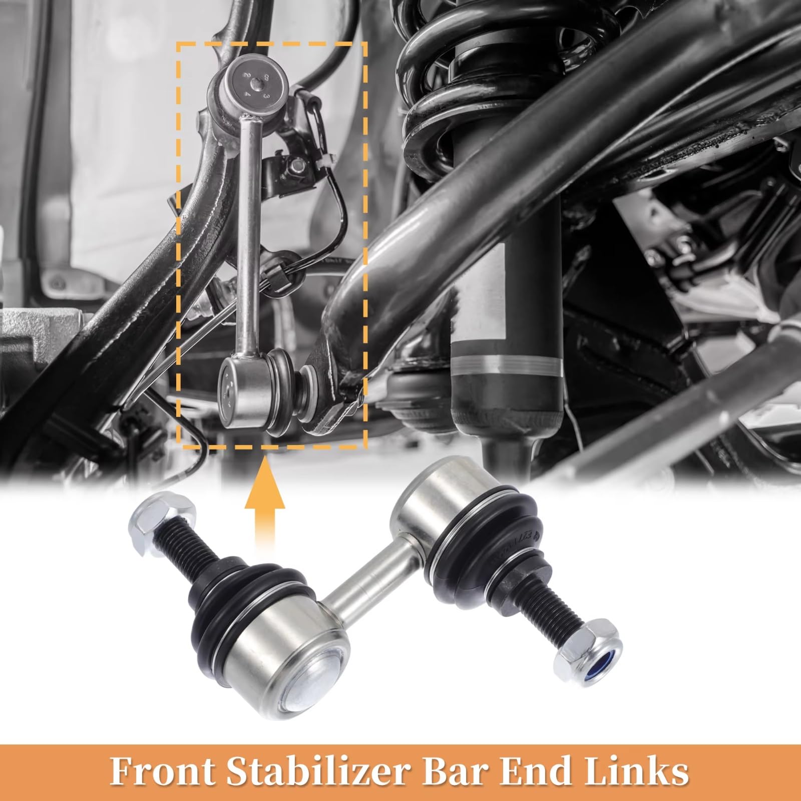 Bieletas de Barra estabilizadora Delantera (2 Unidades) Compatible con Subaru Forester 2003-2006 2007 2008 2009 2010 2011 2012 2013 2014 2015 2016