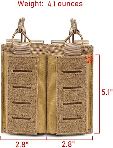 Miniatura 3 de Bolsa doble Mag Molle Open-Top doble para cargadores de rifle M4M16ARAK