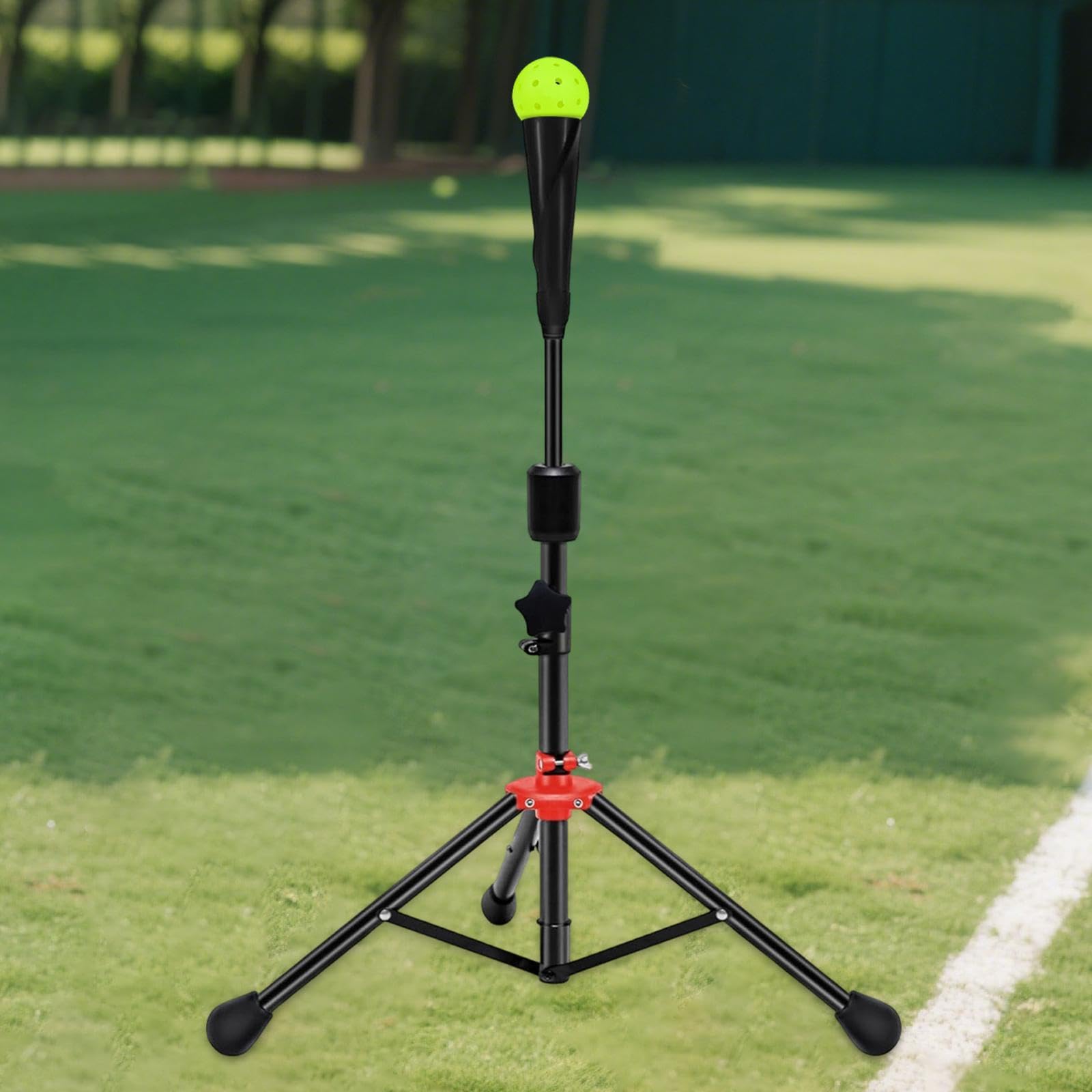 Baseball-Schlagständer-Ausrüstungszubehör, Dreibeinständer, Basis-Tee für Teenager, Indoor