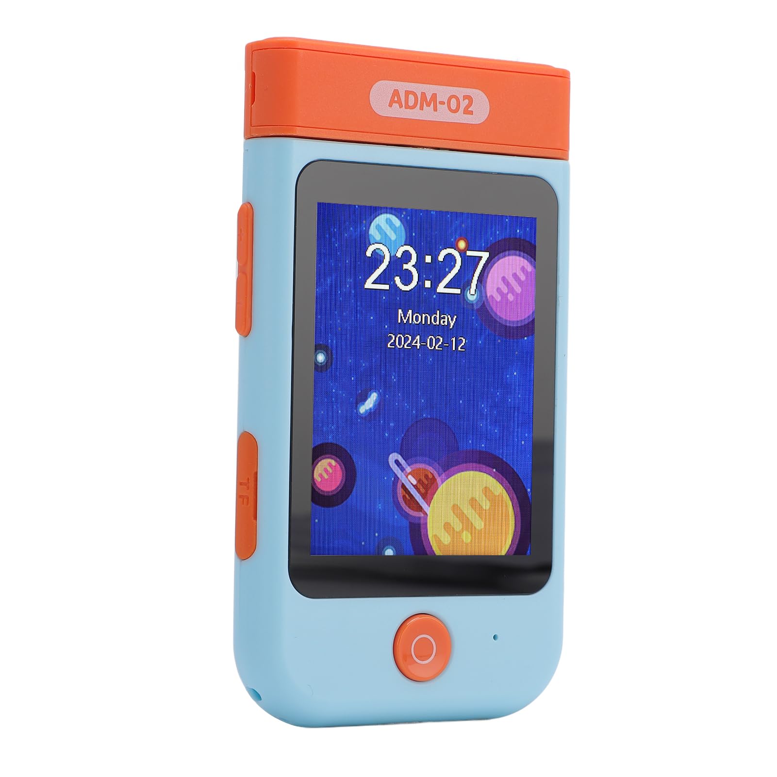 Smartphone per Bambini Giocattolo, 1080p ABS Toddler Gioca a Multifinection Telefine da 2,8 Pollici Touch Flip Camera per la Casa (Cat Blue)