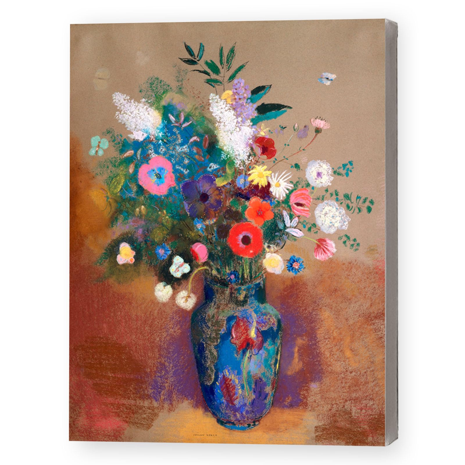 Amazon｜Bouquet of Flowers (1900—1905) by Odilon Redon