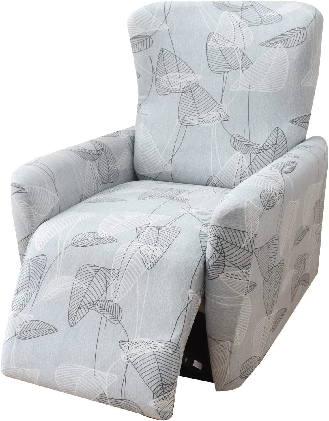 Recliner Chair/Sofa Slipcover With Pockets - 2/3/1 Seat Stretch Covers for Lazy Boy, Reclining Couch - Fallon Collection With Elastic Bottom