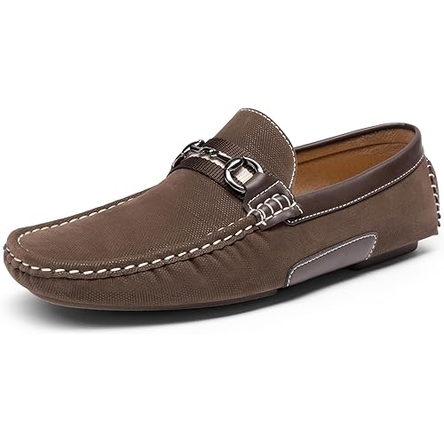 Bruno Marc Men's Penny Loafers Moccasins Shoes