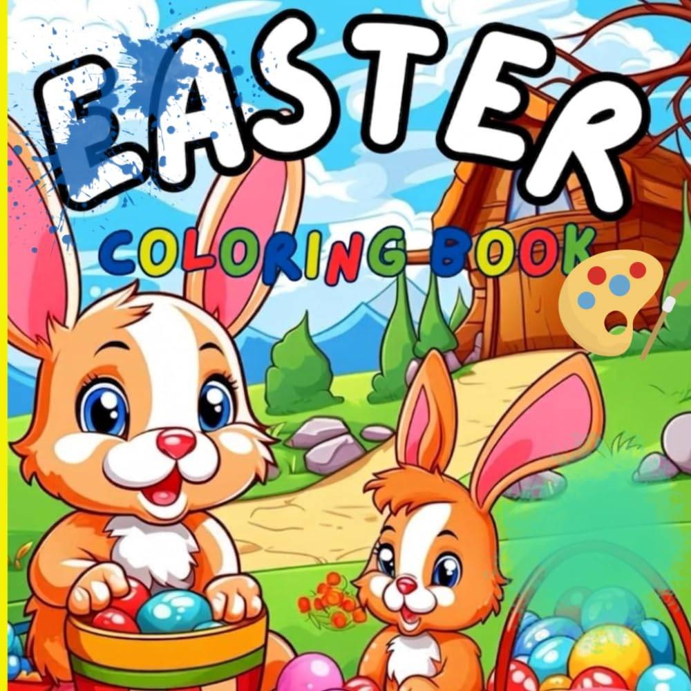 Easter coloring book, Mazes, Games and Fun Screen‑Free Activities for Kids: Amazing Easter Coloring and Activity Book for Kids Ages 4-13