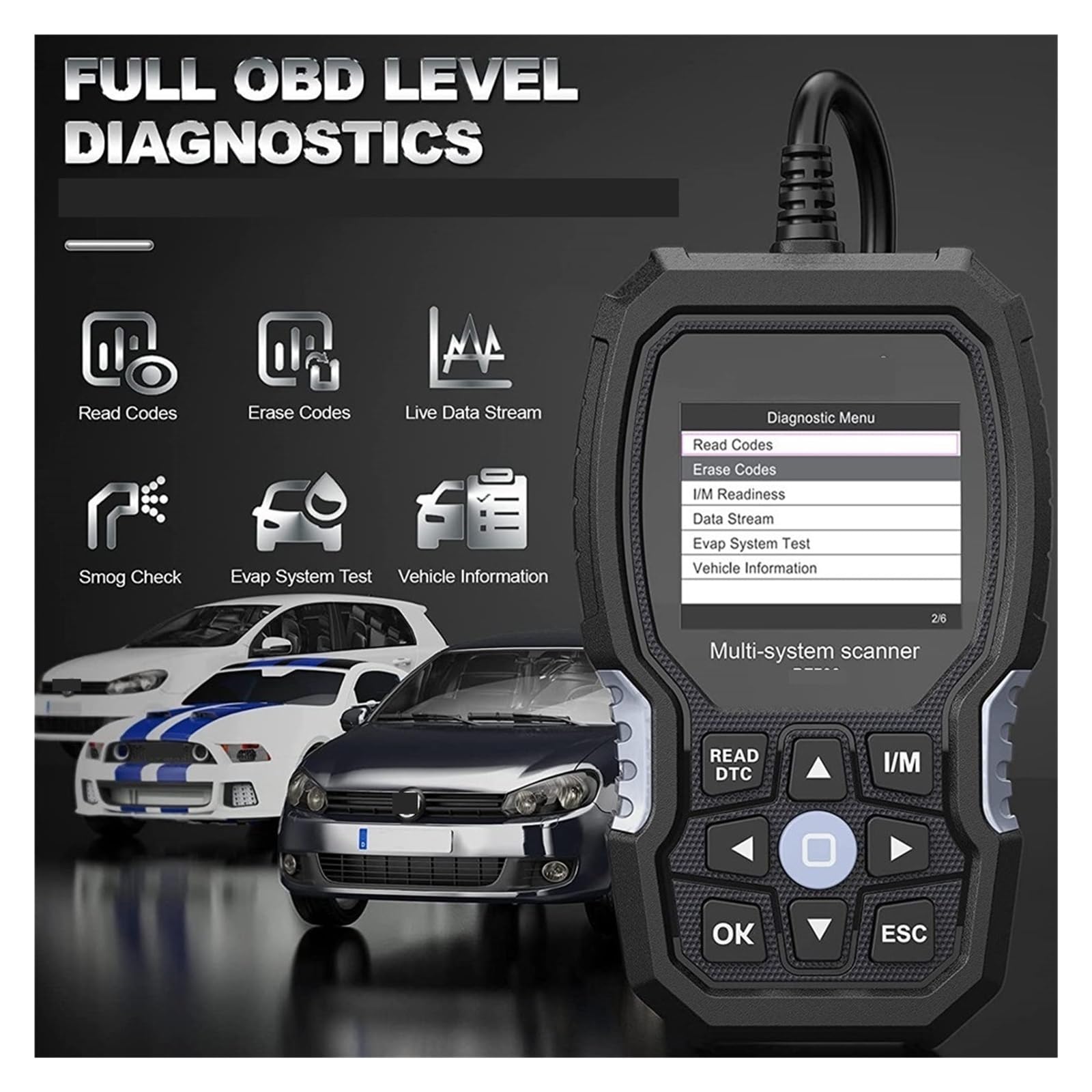 Tester baterii Inteligentny odczyt skanera 700 nadaje się do narzędzia do naprawy samochodu diagnostyka samochodu