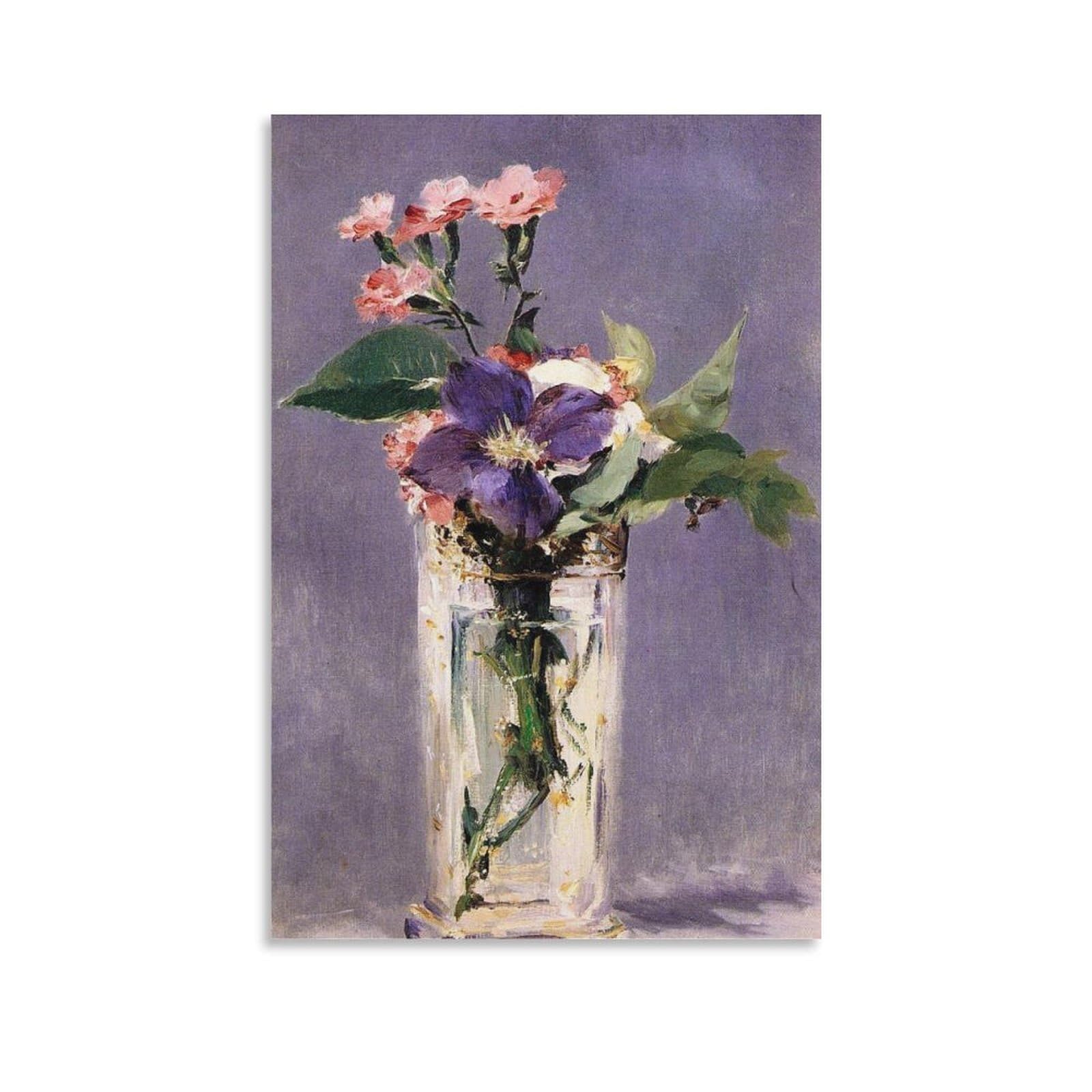 エドゥアール・マネ「クリスタルの花びんの花」