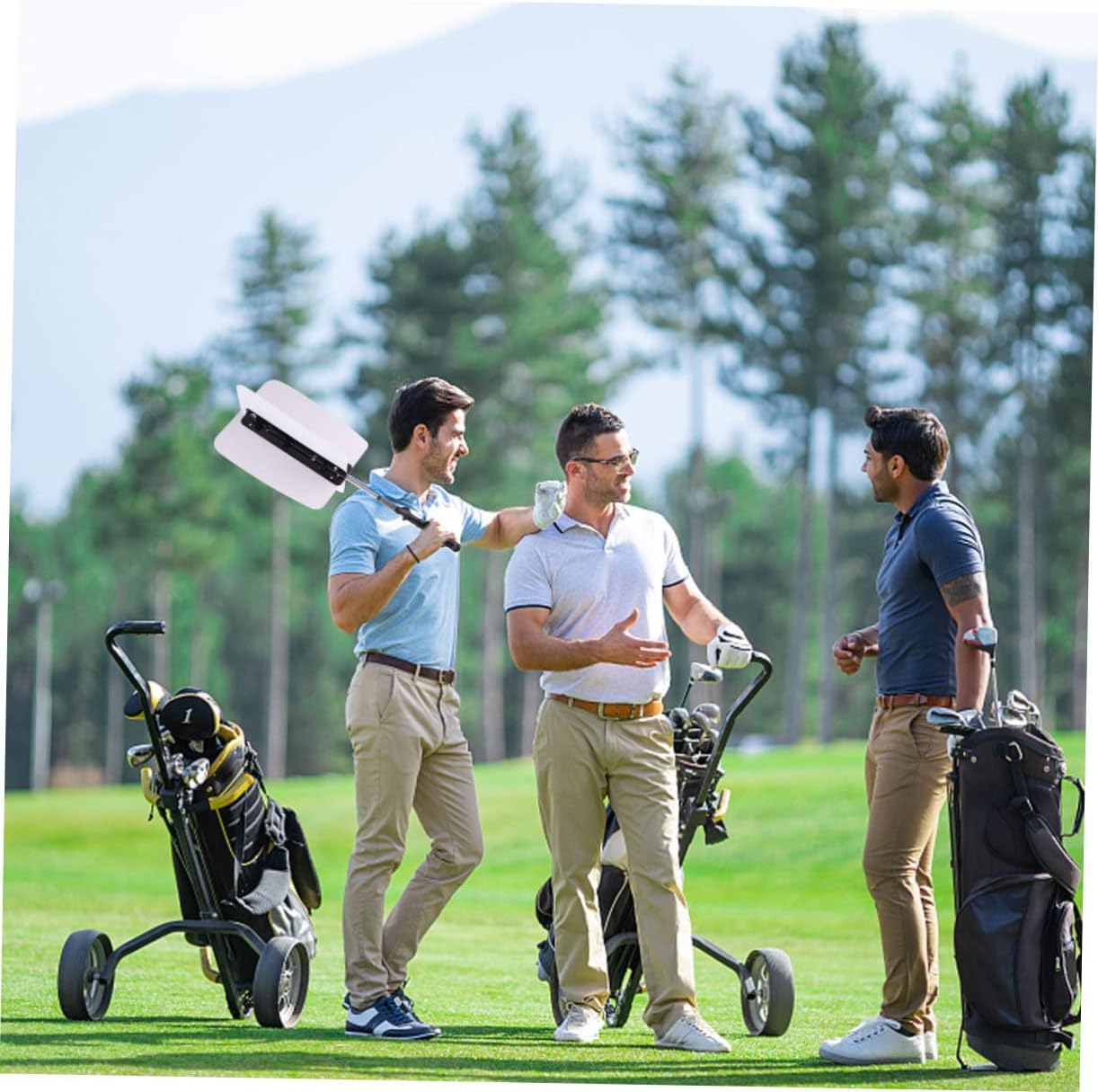 NUOBESTY Golf Power Resistance Trainer Professional Golf Swing Fan for Golf Warm Up Aid Tool Training Supplies