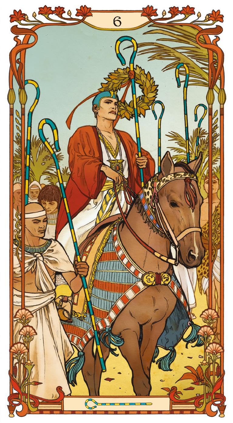 Egyptian art nouveau tarot. (Tarocchi)
