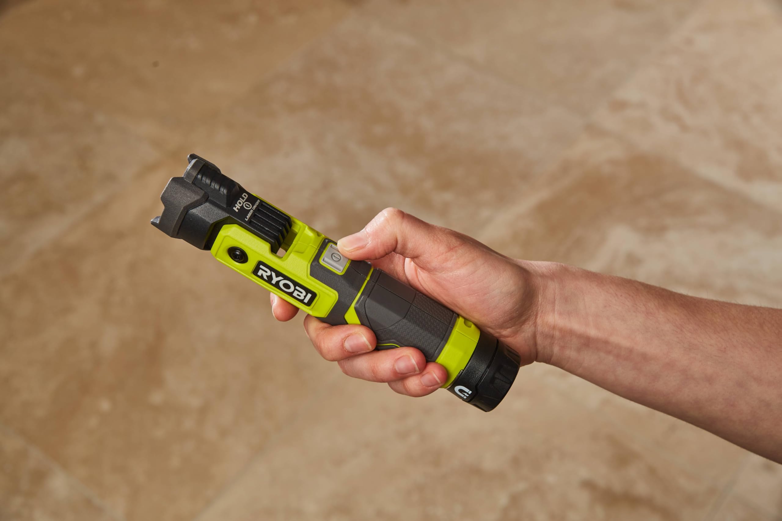 RYOBI - Lampe torche - 4V USB Lithium - RLP4-120G - Inspection, éclairage zone, base aimantée, pivotante - 1 Batterie 2,0 Ah