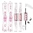 FADLASH Lash Bond and Seal Kit 2 Pcs Bond and Seal Lash Glue for Eyelash Clusters Waterproof Lash Clusters Glue Clear Stong Hold Long Lasting (12ml)