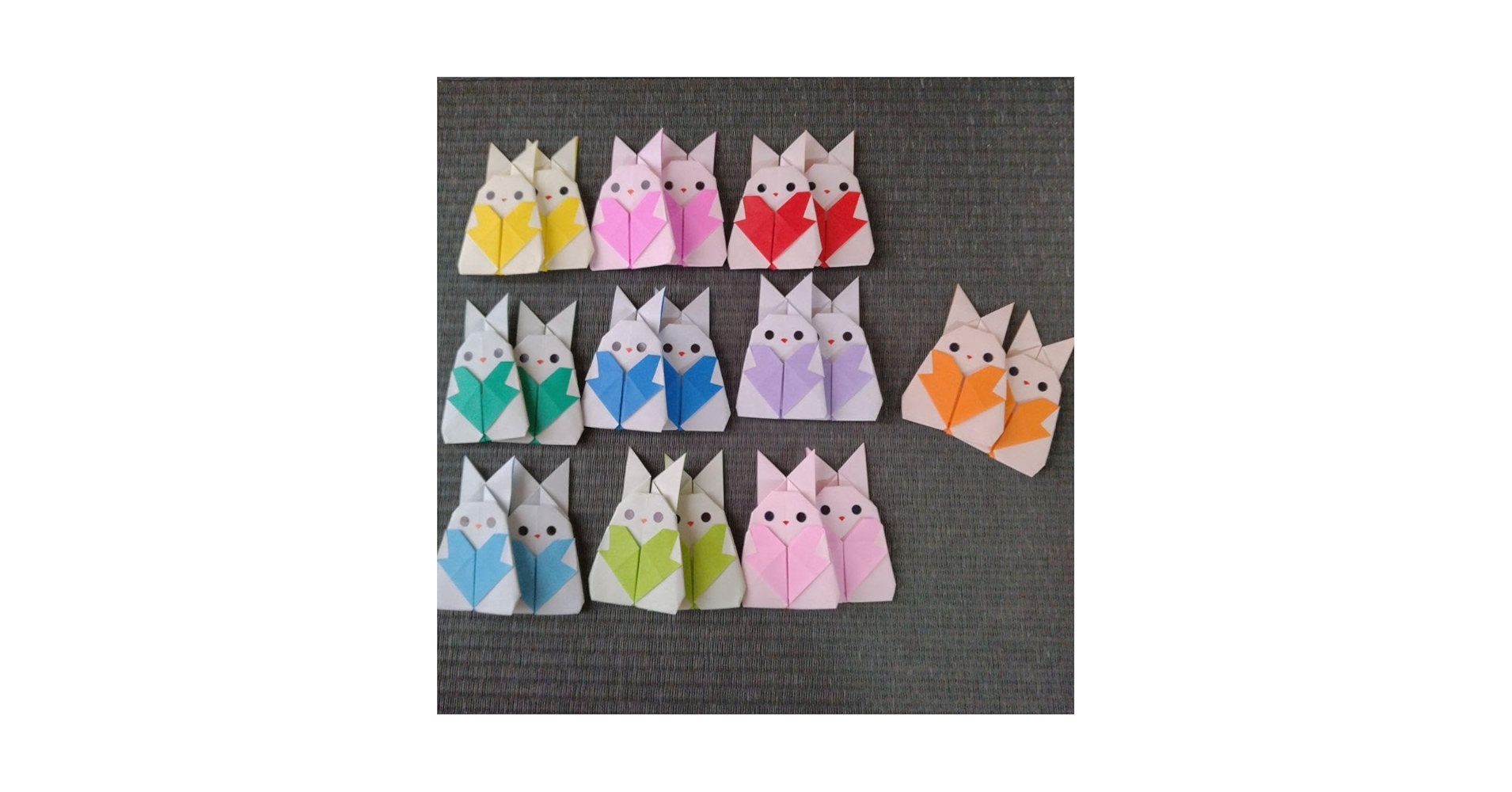 うさぎ　折り紙　バレンタイン　ご確認ページです。 バレンタイン 折り紙】ハートうさぎの折り方 ☆ 折り紙 簡単