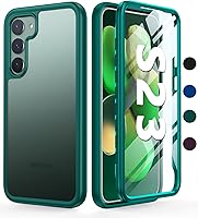 Vista 1 de FNTCASE Funda para Samsung Galaxy S23: funda móvil resistente a prueba de caídas Diseño delgado híbrido de TPU con textura mate a prueba de golpes