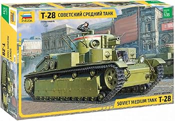 Amazon | ズベズダ 1/35 ソ連軍 T-28 中戦車 プラモデル ZV3694