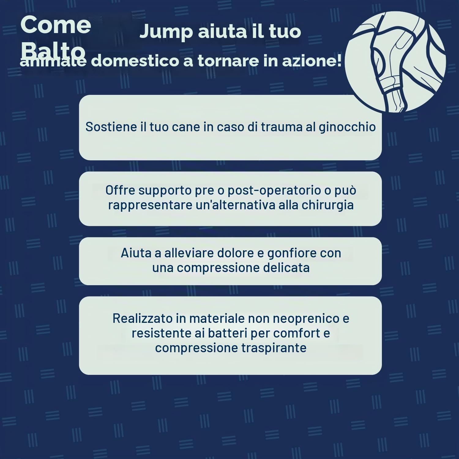 Balto - BT Jump Tutore Ginocchio DESTRO S