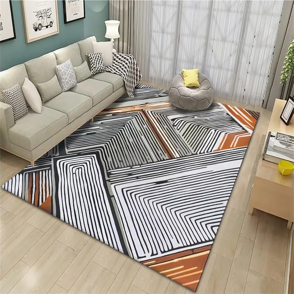 Tapis couloir long anti-tache et lavable pour entrée et animaux