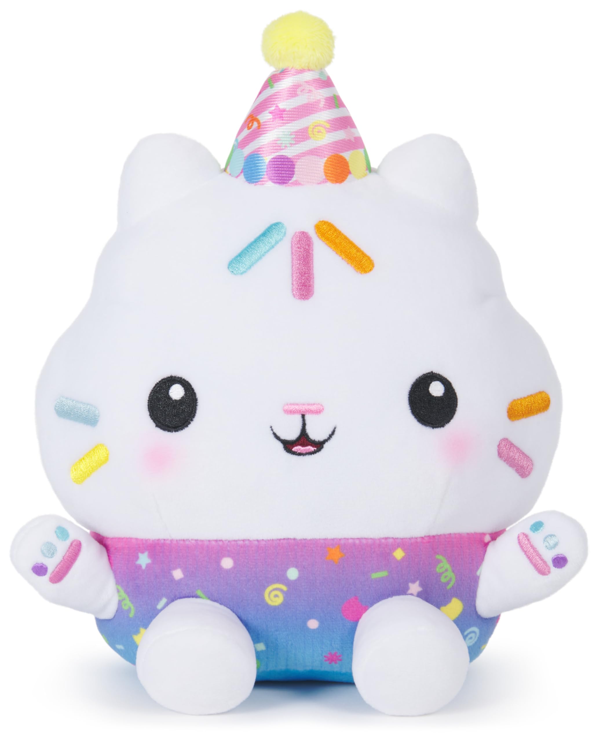 Gabby's Dollhouse Festeggiamenti Peluche Cakey Cat interattivo 25 cm con Suoni Giocattoli Bambini 3+