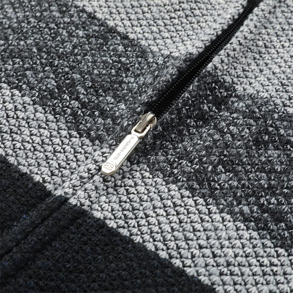 YOUTHUP Cárdigans de Hombre Invierno Casual Suéter Forro de Lana Cárdigan de Punto para Hombre