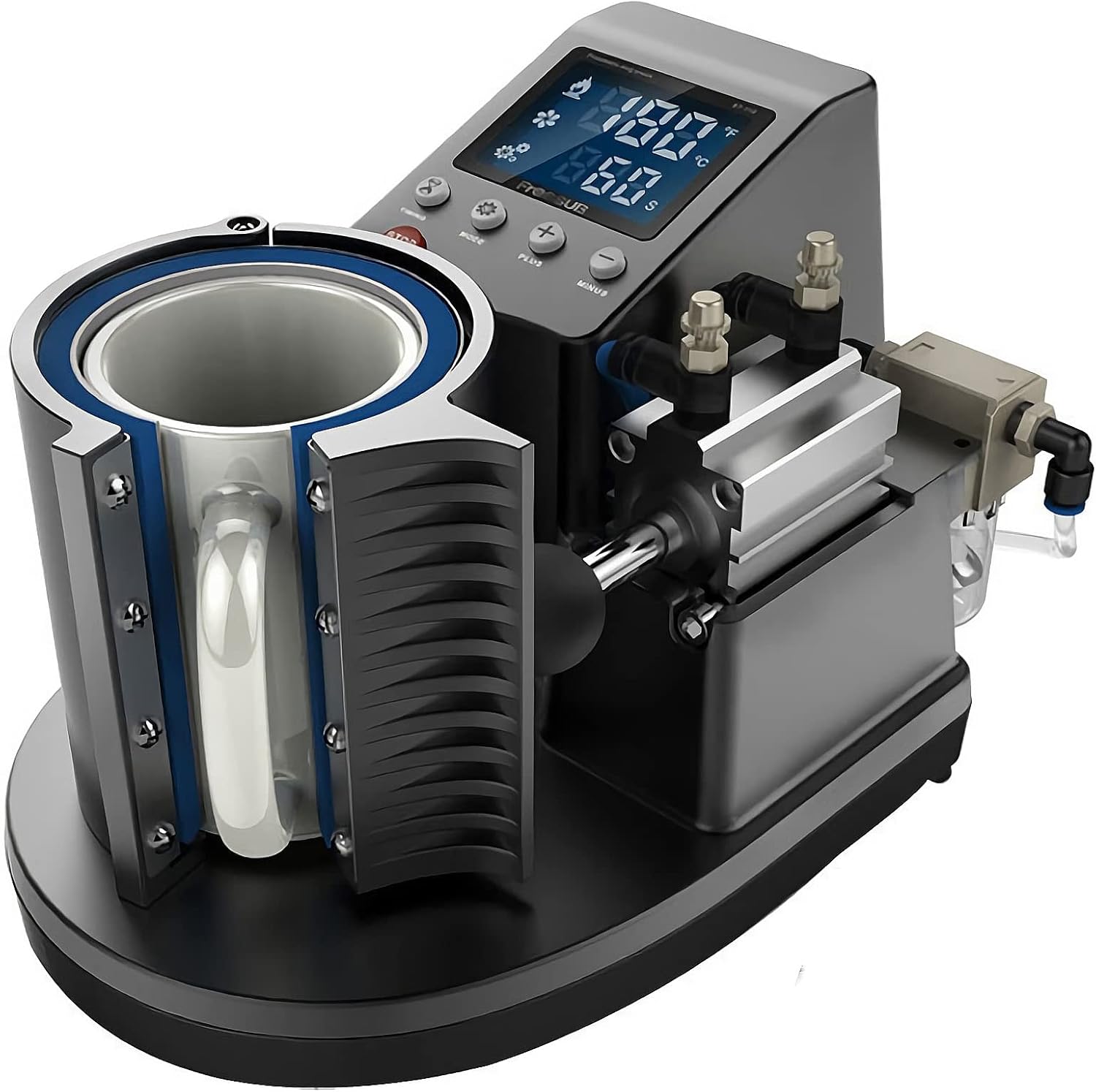Prensa Térmica Neumática para Tazas 11oz 110V 280W
