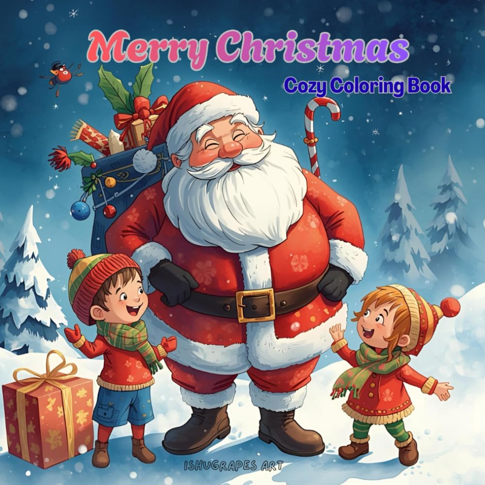 Merry Christmas: Cozy Coloring Book
