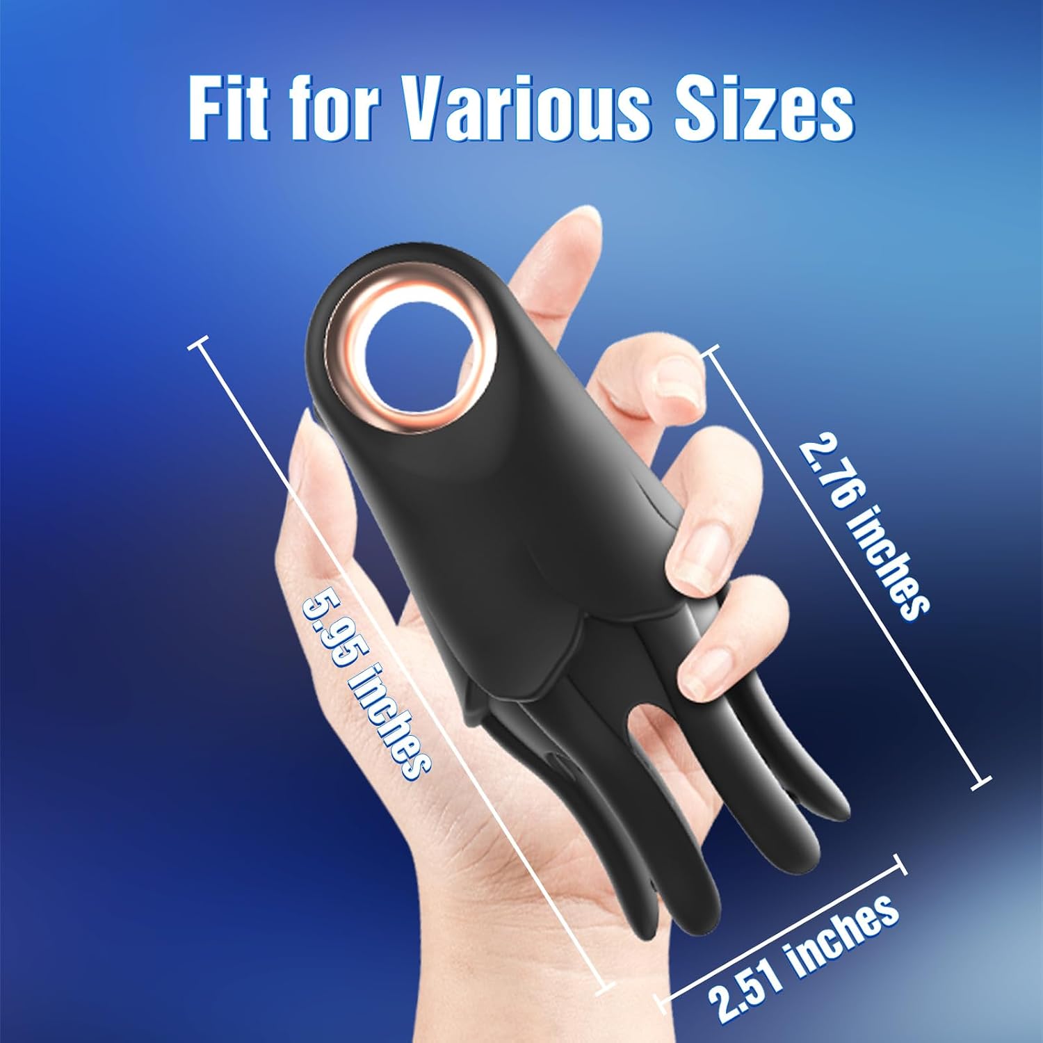 Male Masturbator 7-Mode 360° Tentacle Vibrator Penis Clitoris Stimulation
